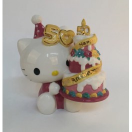 Blue Sky Clayworks Hello Kitty 50th Anniversary Party with Adorable Mini Tiered Birthday Celebration Cake